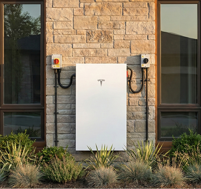 Tesla Powerwall 3 — wall-mounted home battery with integrated solar inverter